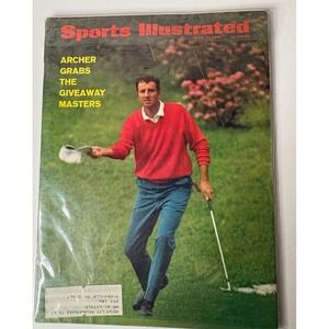 Sports Illustrated April 21 1969 George Archer Masters Golf Vintage Magazine